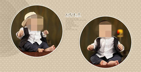 快乐成长幼儿少儿纪念相册模板