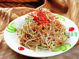 冷拼豆腐拌粉条