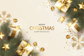 圣诞节礼物海报