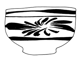盘子花纹