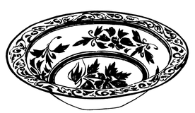 盘子花纹