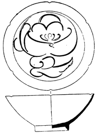 盘子花纹