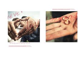 街头爱情时尚浪漫婚纱相册模板