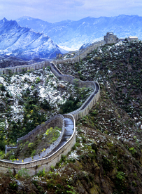 长城雪景