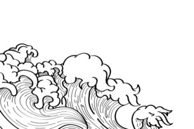 海浪 波浪 波纹