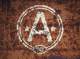 墙体斑驳LOGO样机