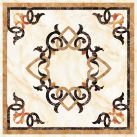 客厅瓷砖拼花地板