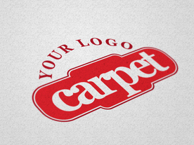 纸质纹理LOGO样机