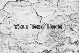 墙体起皮LOGO样机