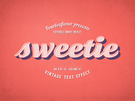 红色背景立体LOGO样机