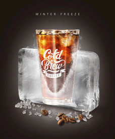 美式冰咖啡广告