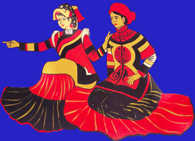 彝族美女图片