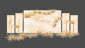 大理石婚礼 大理石底纹 白色主