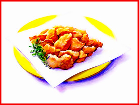 插画 甜品 糕点