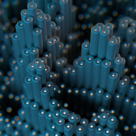 C4D模型 抽象体电线电子零件