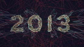 C4D 模型线性字体网格