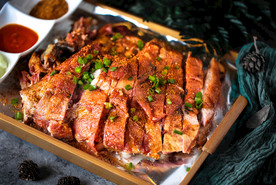 美食烤羊排