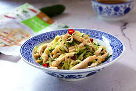 黄瓜炒腐竹