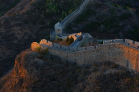 长城夕阳景观