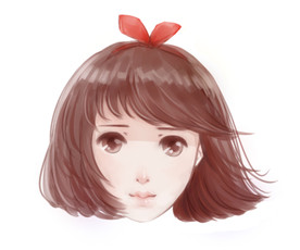 疑惑的女生