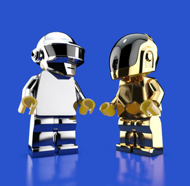 C4D 模型动画金属朋克玩偶