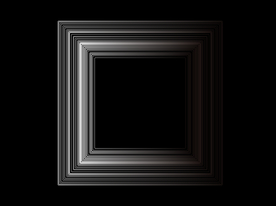 高级黑白渐变立体几何