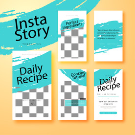 笔刷 展板背景模板