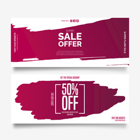 笔刷 展板背景模板