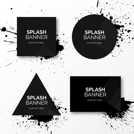 笔刷 展板背景模板