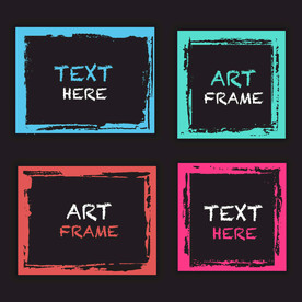 笔刷 展板背景模板