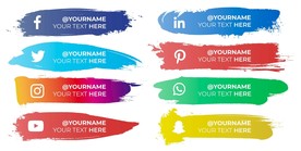 笔刷 展板背景模板