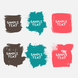 笔刷 展板背景模板