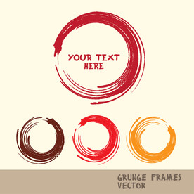 笔刷 展板背景模板