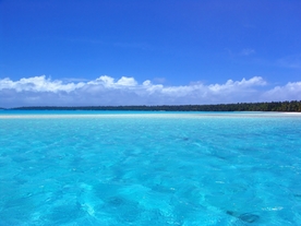 蓝天碧海风光