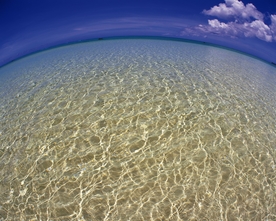 蓝天碧海风光