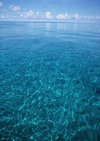 蓝天碧海风光