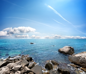 海岸礁石