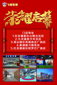 轮滑海报