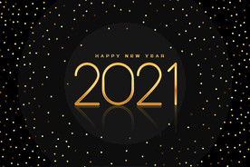 2021 新年展板背景