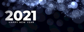 2021 新年展板背景