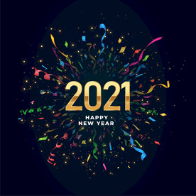 2021 新年展板背景