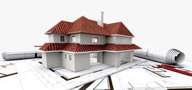 建筑结构图 房屋 别墅 房子