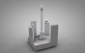 C4D 模型大楼建筑摩天大夏