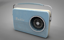 C4D 模型收音机