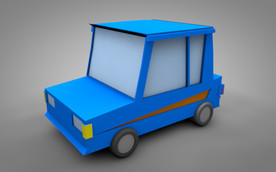 C4D 模型 小汽车小轿车