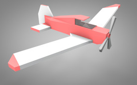 C4D 模型战斗机飞机