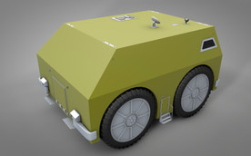 C4D 模型装甲车坦克