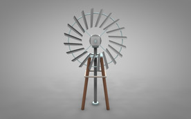 C4D 模型风车扬风器风扇