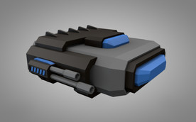 C4D 模型火箭飞船飞行棋太空