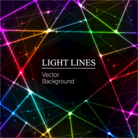 炫彩发光底纹背景